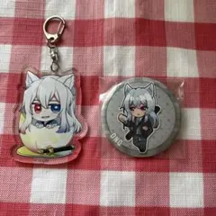 カラフルピーチ からぴち どぬく アクリルキーホルダー & 缶バッジ セット