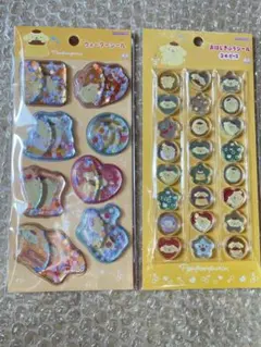 正規品　ウォーターシール　おほじきふうシール　ポムポムプリン