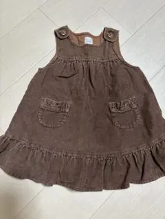 babyGap ブラウン ジャンバースカート 70
