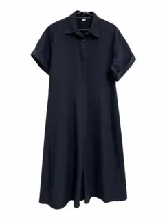 GU フレアシャツワンピース 半袖 丈標準のサムネイル