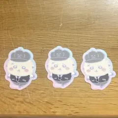 ちいかわ ダイカットステッカー ラッコ 3枚セット