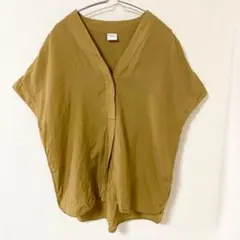 【アーバンリサーチドアーズ】テンセルリネン Vネックスキッパーシャツ 麻混 Fのサムネイル