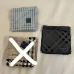 【未使用】バーバリー/カルバン・クライン　ブランドハンカチ　2枚セット