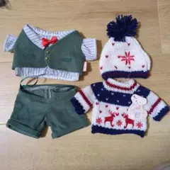 ぬいぐるみ用着せ替え服4点セット