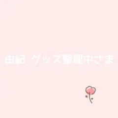 由紀 グッズ整理中さま専用