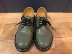 【週末限定価格】ドクターマーチン 3ホール UK4 グリーン
