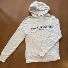 TOMMY HILFIGER パーカー ホワイト メンズ M