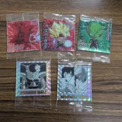 ドラゴンボール ホログラムステッカー 5枚セット