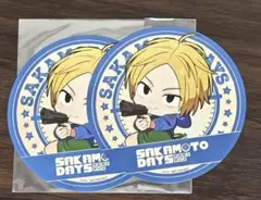 sakamoto days 朝倉 シン コースター　２点