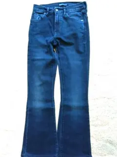 LEVI'S ダークブルー フレアデニム美品