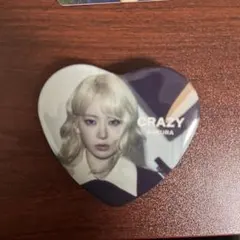 K-POP CRAZY SAKURA ハート型ピンバッジ Le Sserafim