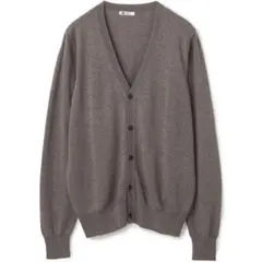 スーツセレクト ニットカーディガン L ブラウン セーター