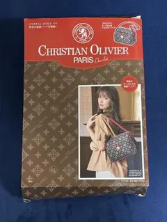 CHRISTIAN OLIVIER モノグラム柄ショルダーバッグ①