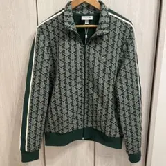 Lacoste 幾何学模様 ジップアップジャケット US M