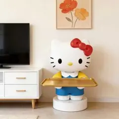 ハローキティ サイドテーブル トレイ付き - メルカリ
