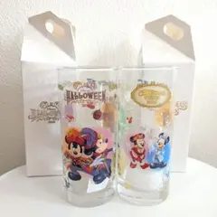 ディズニーコレクタブルグラス2個 2016HALLOWEEN&CHRISTMAS