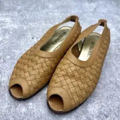 Bottega Veneta Intrecciato Open Toe 7.5C