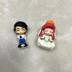 ディズニーキャラクター　ちょこんとおじぎfig. アリエル　エリック