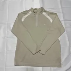 NIKE GOLF ハーフジップ セーター XL ベージュ