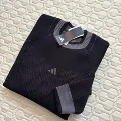 L早い者勝ち‼️アディダスゴルフレディースセーター黒　ブラック