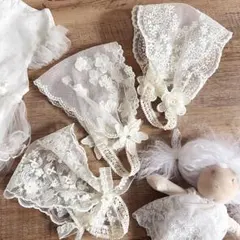 ベビー用 レース 花柄 ヘアバンド 女の子 ベビーフォト お宮参り 記念日 A