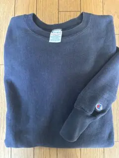 90s チャンピオン　目無しリバースウィーブ　紺　USA製