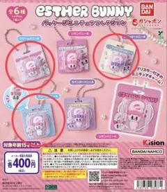 ESTHER BUNNY エスターバニー パッケージミニチュアコレクション 3点