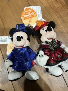 スプーキー　Boo ぬいぐるみバッジ　ミッキー　ミニー　ダッフィー