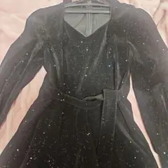 キラキラ ミニワンピース