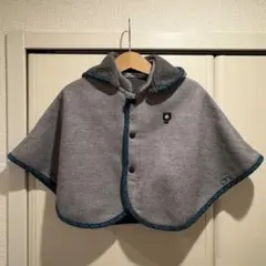 familiar フード付きポンチョ 60-90 ファミリア ベビー 服