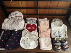 子供服　女の子　冬服80cm まとめ売り　16点