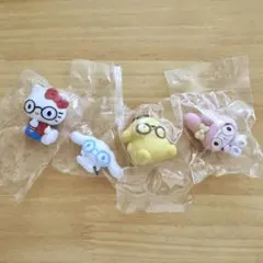 サンリオ めがねっこちゃんフィギュア⭐︎4個セット