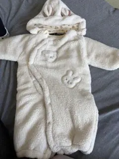 ウサギ耳付きロンパース 50-70cm