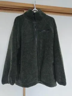 kastane ハイネックボアブルゾン　Ｆ カスタネ　カーキ