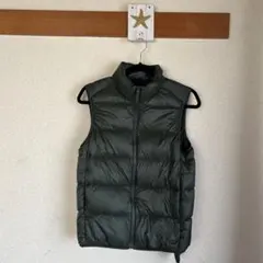 UNIQLO ULTRA LIGHT DOWN ベスト S ダークグリーン