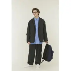 TECH WIDE EASY 2P TROUSERS FLANNEL