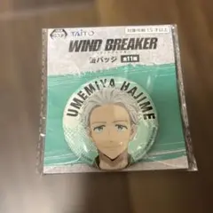 ウィンドブレーカー 梅宮一 缶バッジ　プライズ