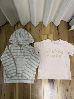 GELATO PIQUE フード付き長袖カットソー、Tシャツ　サイズM