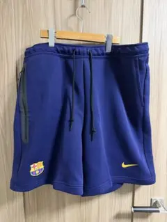 【新品タグ付】ナイキ FCバルセロナ テックフリース ハーフパンツ XXLサイズ