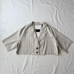 H&M DIVIDED クロップド丈 ジャケット チェック y2k グランジのサムネイル