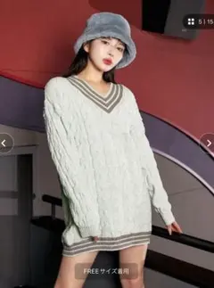 ダーリッチ♡ルーズモールニットトップス♡