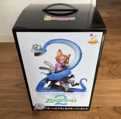【新品未開封】ズートピア2ポスターフィギュア HappyくじA賞