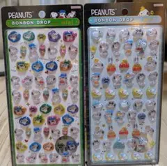 【正規品】スヌーピー ボンボンドロップシール 2シートセット