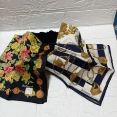 バーバリー★未使用ハンカチ２枚セット