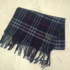 【バーバリー】Burberry ノバチェックマフラー 100%ウール 英国製