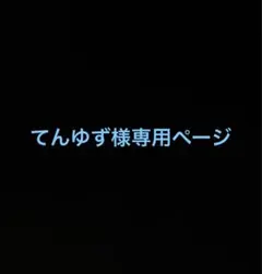 てんゆず様専用ページ