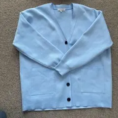 GLOBAL WORK ライトブルーカーディガン M グローバルワーク