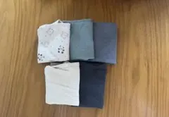 【5点セット】ベビーキッズ肌着シャツ5点まとめ売り80cm