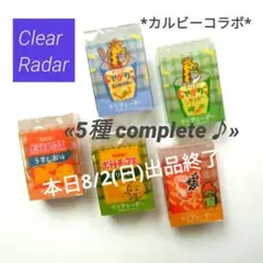 【限定品・5個コンプ】カルビーコラボ Radarクリア消しゴム 透明 SEEDのサムネイル