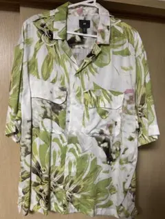 H&M 花柄 半袖シャツ EUR XL